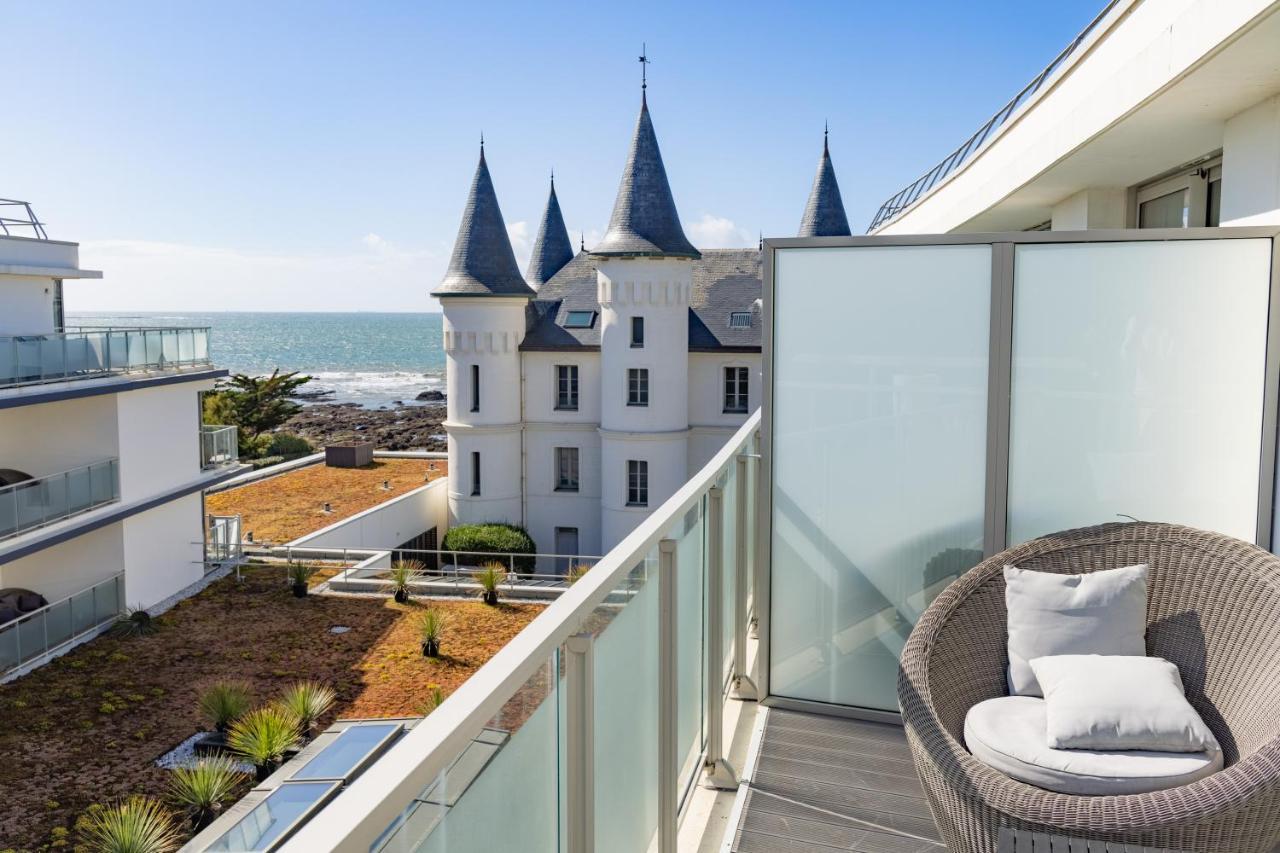Hotel Chateau Des Tourelles - Relais Thalasso & Spa Pornichet Exterior foto