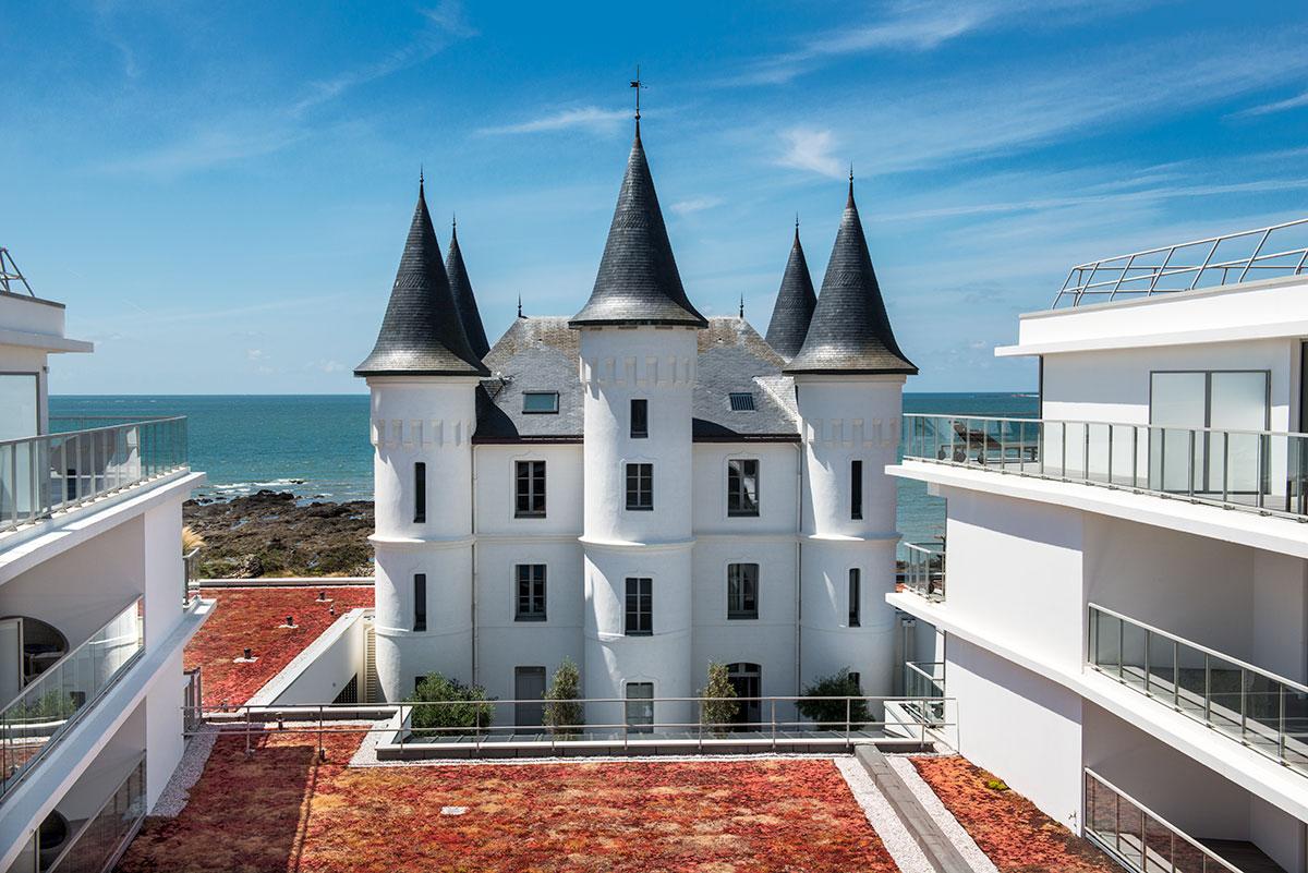 Hotel Chateau Des Tourelles - Relais Thalasso & Spa Pornichet Exterior foto