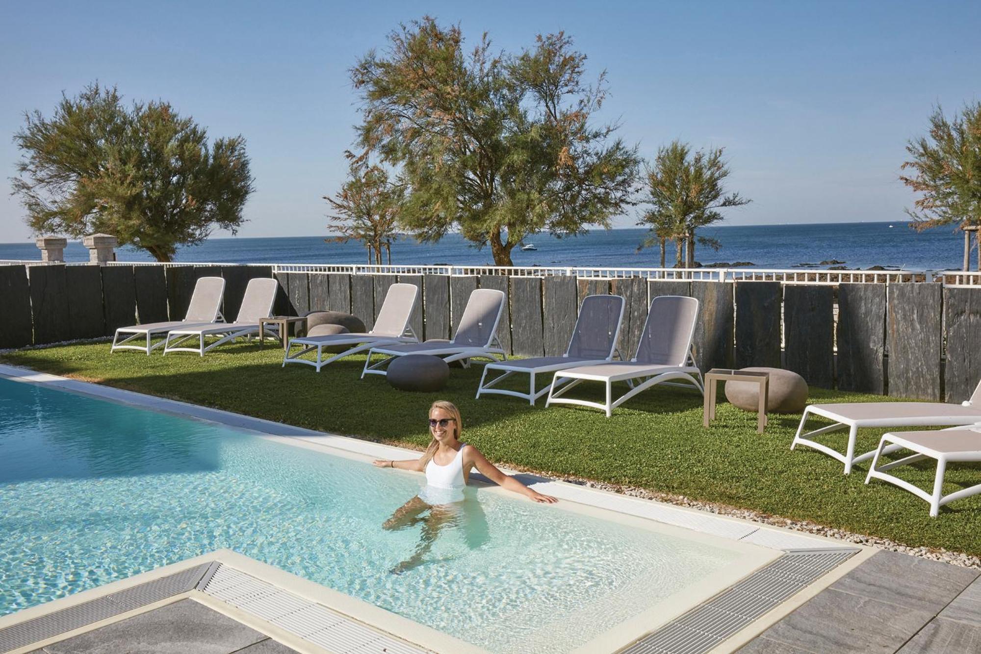 Hotel Chateau Des Tourelles - Relais Thalasso & Spa Pornichet Exterior foto