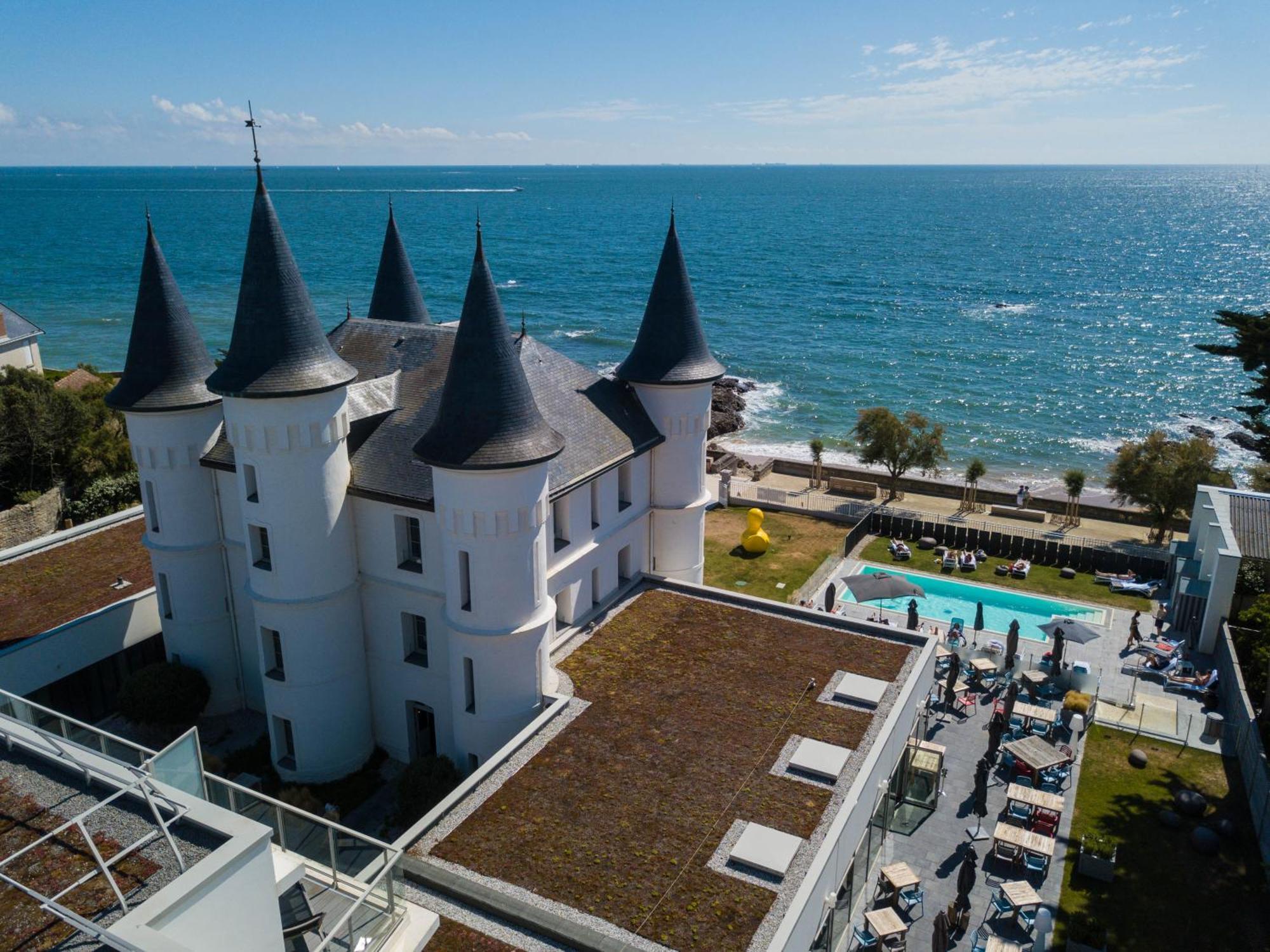 Hotel Chateau Des Tourelles - Relais Thalasso & Spa Pornichet Exterior foto