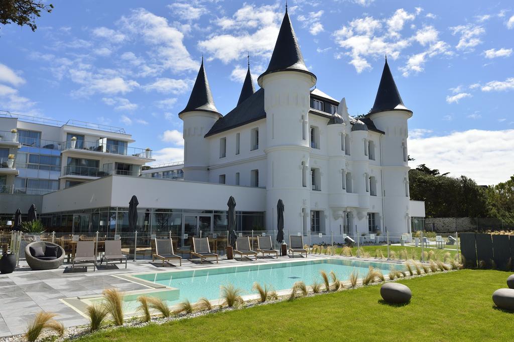 Hotel Chateau Des Tourelles - Relais Thalasso & Spa Pornichet Exterior foto