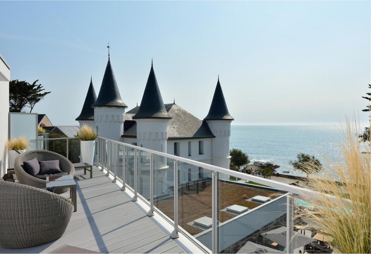 Hotel Chateau Des Tourelles - Relais Thalasso & Spa Pornichet Exterior foto